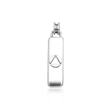 AA Symbol Silver Pendant TPD568 - Jewelry